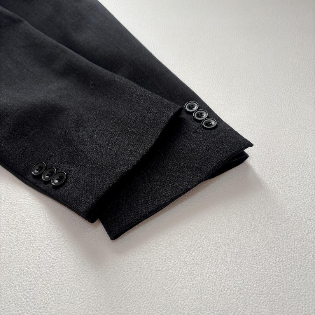 【洗える】スーツセレクト ビジネススーツ 3ピース 4S ベスト 無地 AB6