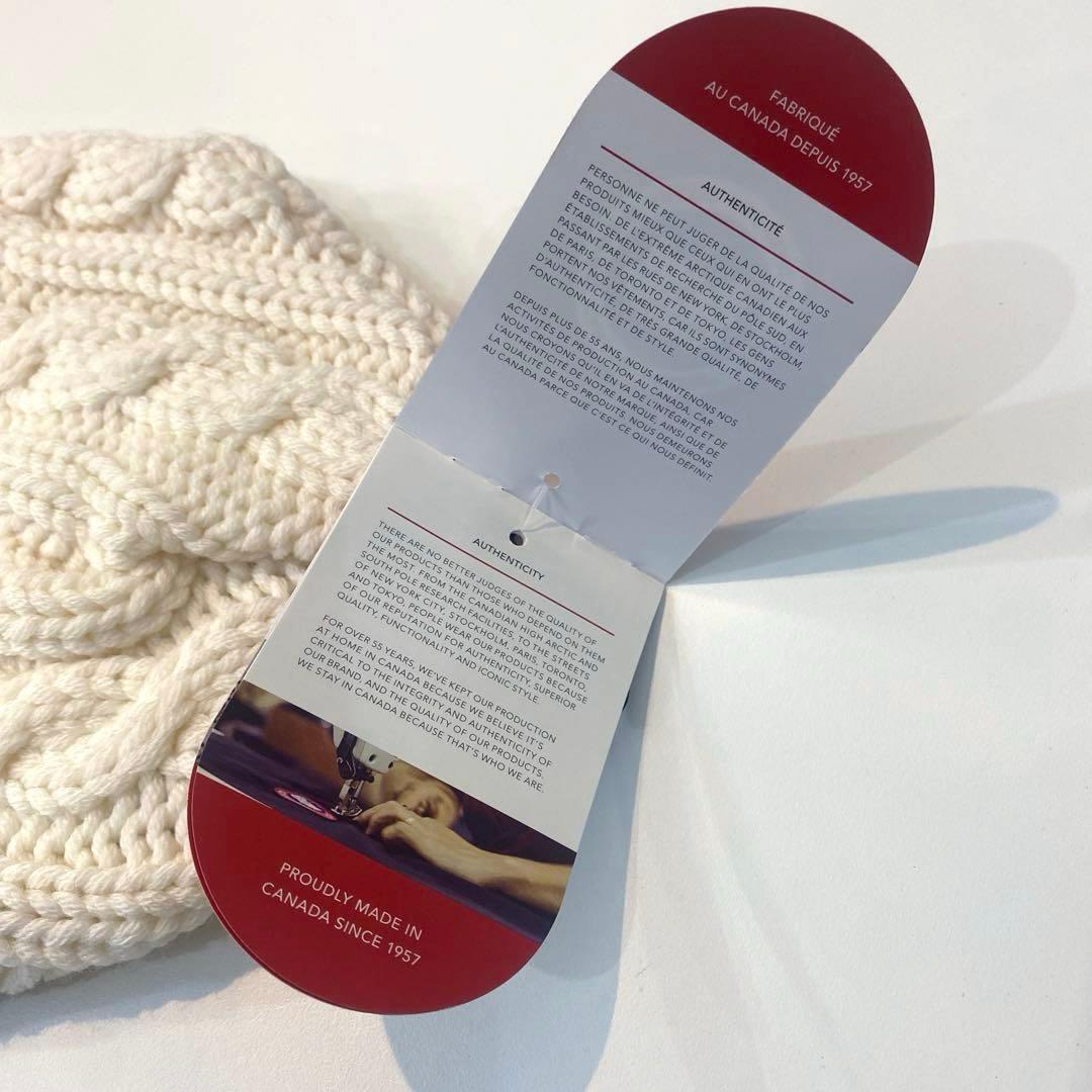 タグ付き新品未使用　カナダグース　ニット帽　帽子