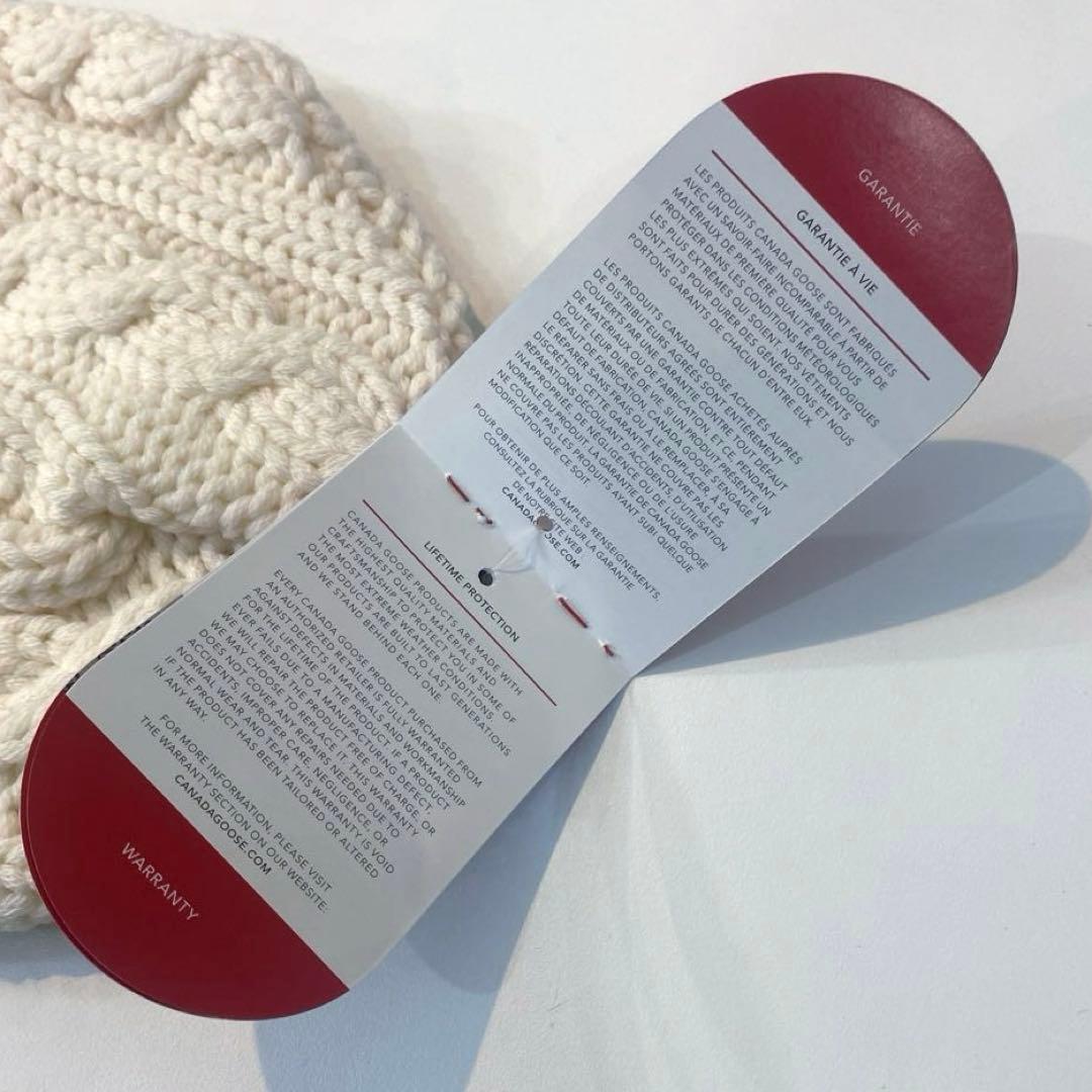 タグ付き新品未使用　カナダグース　ニット帽　帽子