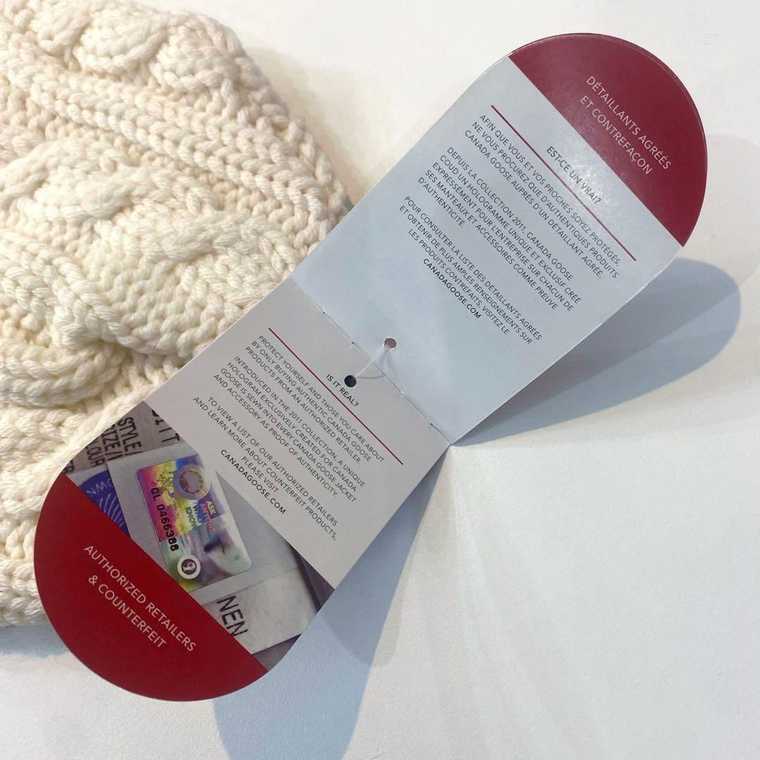 タグ付き新品未使用　カナダグース　ニット帽　帽子