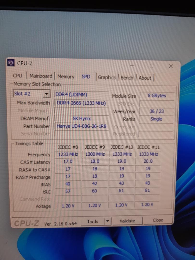 自作PC　RYZEN5 4500・8GB・128GB・GTX645・WIN11