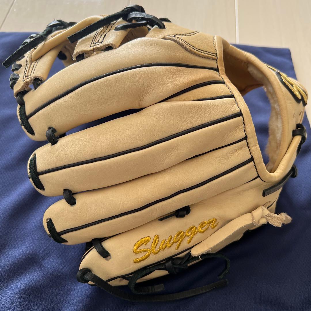 Slugger 軟式用野球グローブ ベージュ 久保田スラッガースペシャルオーダー