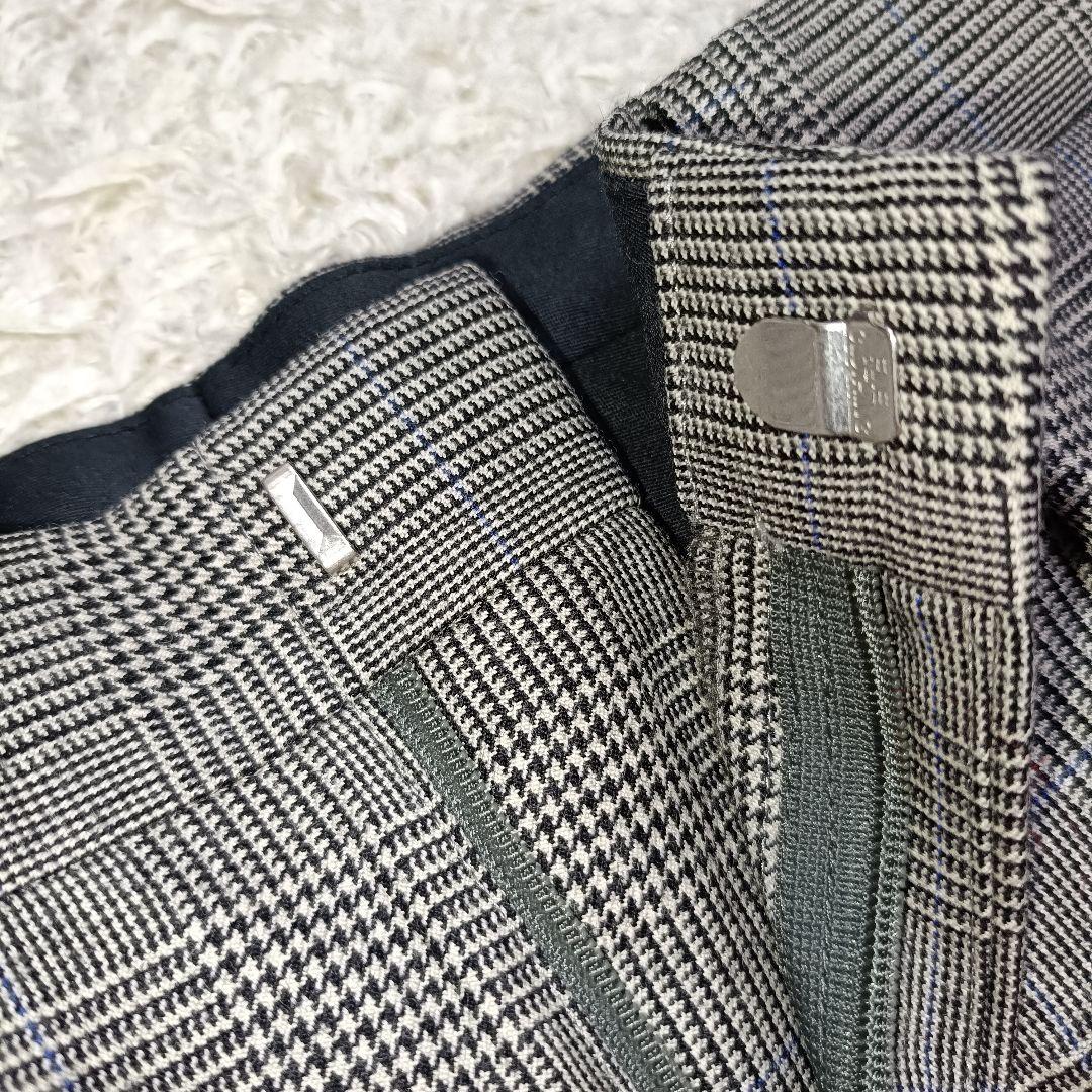 【極美品】ラルフローレン 紺ブレ スーツ 金ボタン グレンチェック柄 160