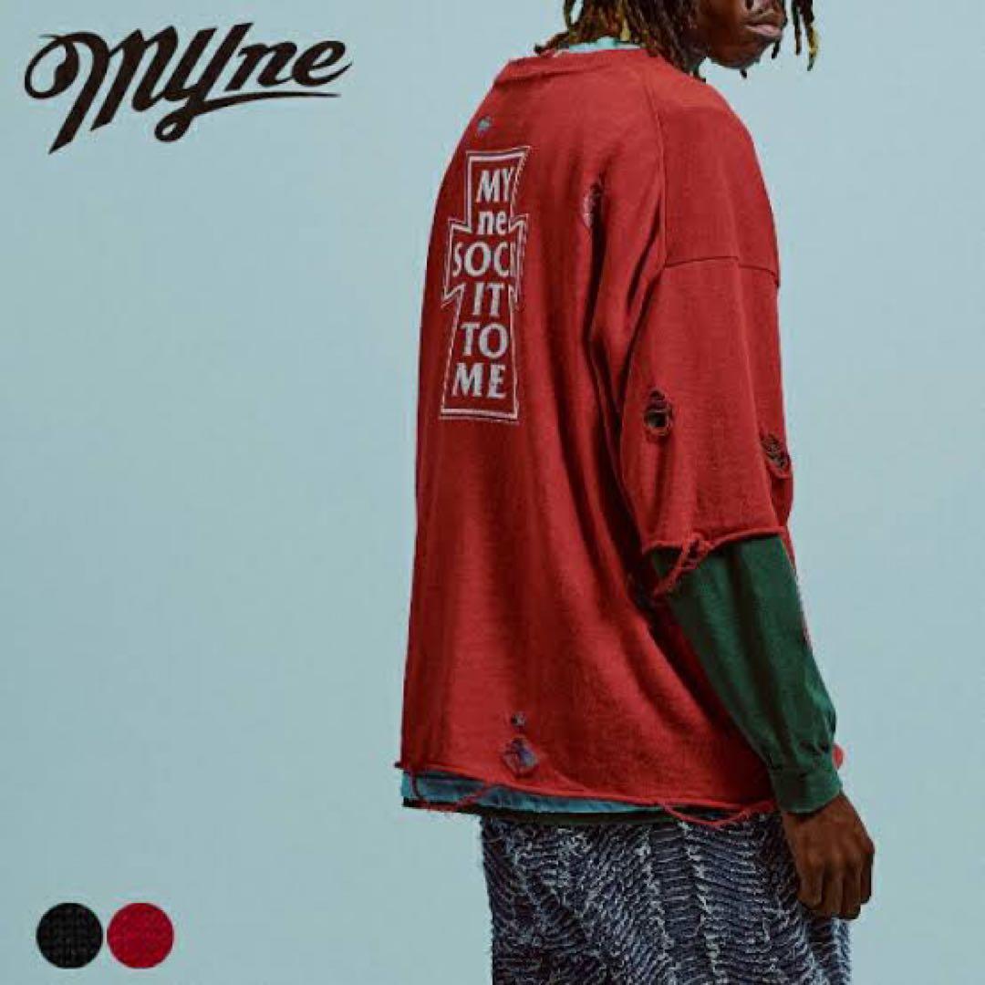 Printed Knit Tee [ G10TS024 ] Myne / マイン