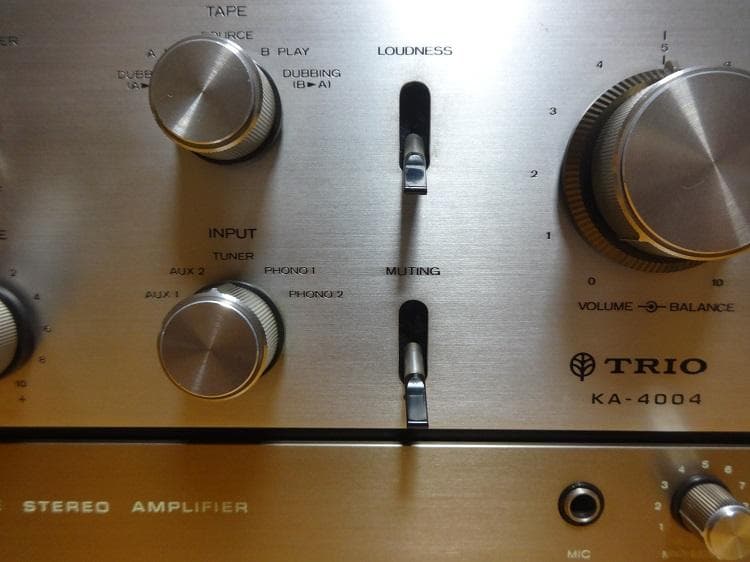 TRIO KA-4004 ステレオアンプ 本体 ビンテージ 1972年 完動品