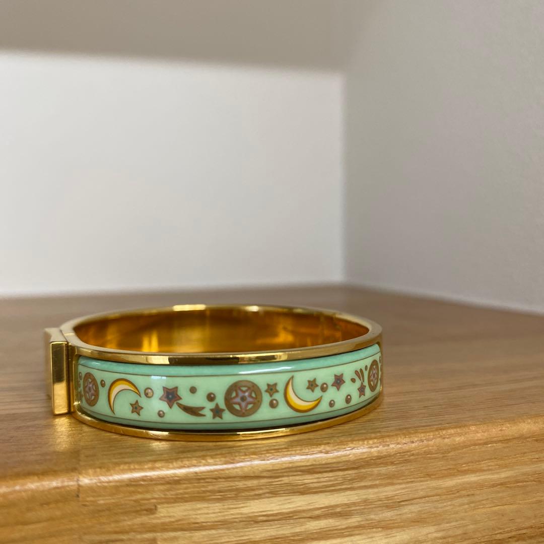 り*ご様 HERMES エルメス　エマイユ　バングル