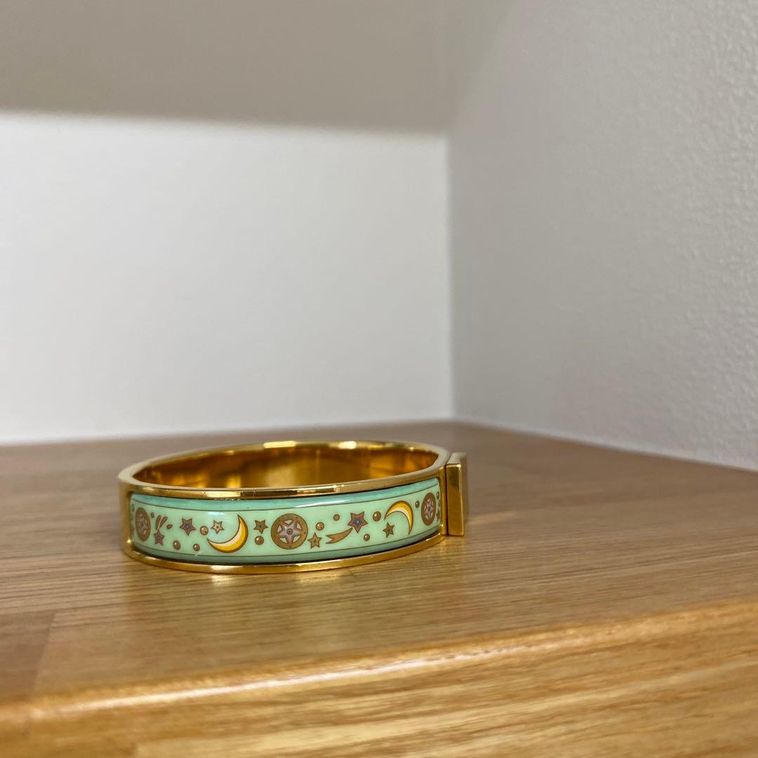 り*ご様 HERMES エルメス　エマイユ　バングル