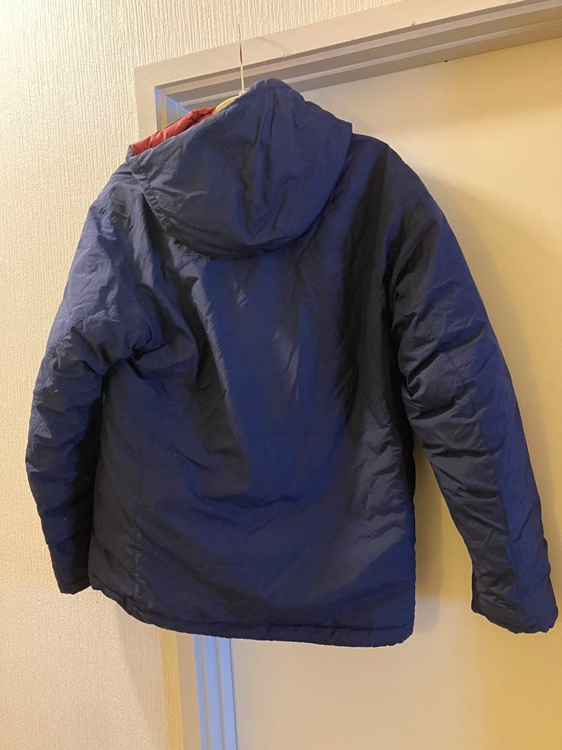 mont-bell コロラドパーカー リバーシブル ダウンジャケット 紺赤 L