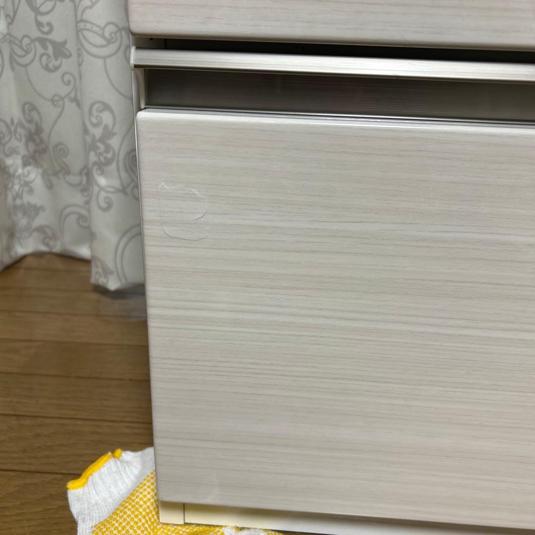 送料込み傷ありニトリ　キッチンカウンター　ポスティア120 梱包発送たのメル便