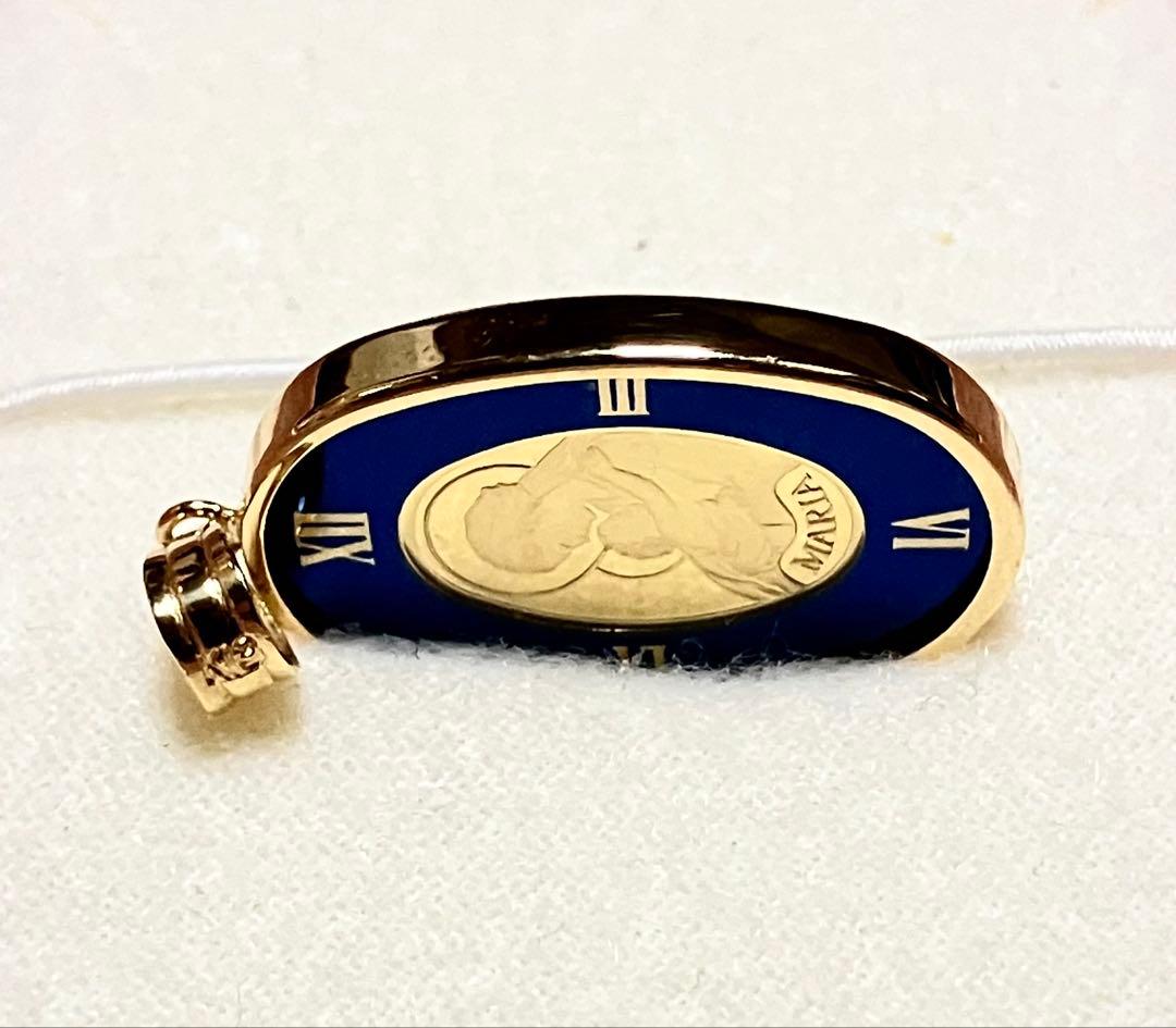 【最終値引き】純金 K24ペンダントトップ マリア PAMP999.9刻印入り