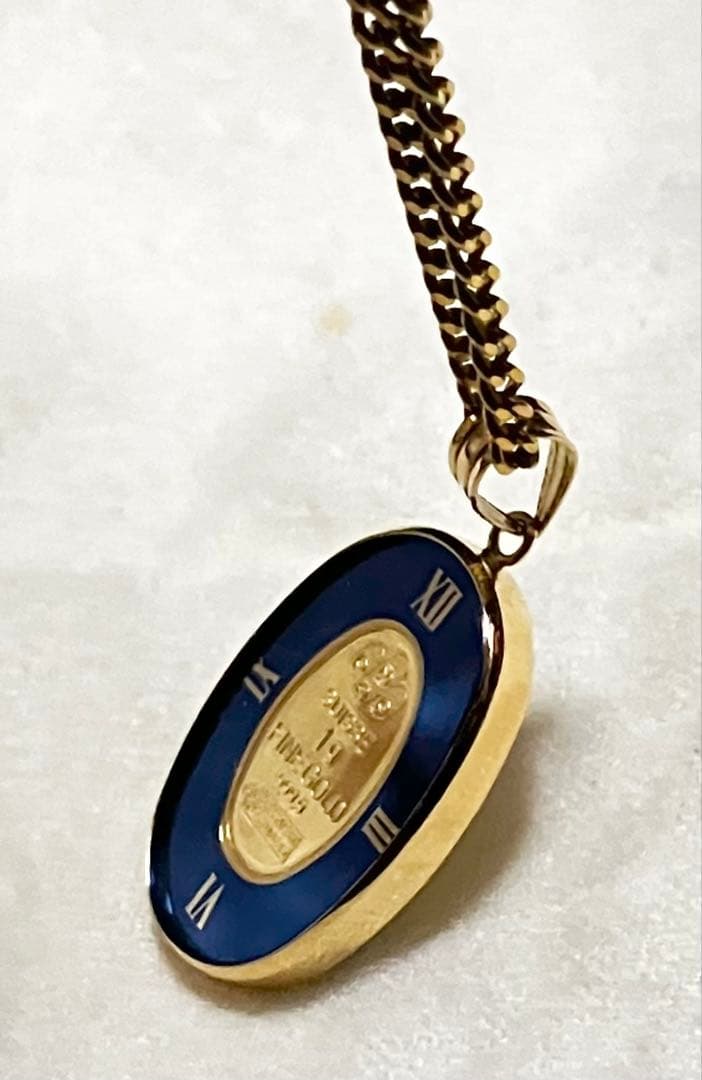 【最終値引き】純金 K24ペンダントトップ マリア PAMP999.9刻印入り