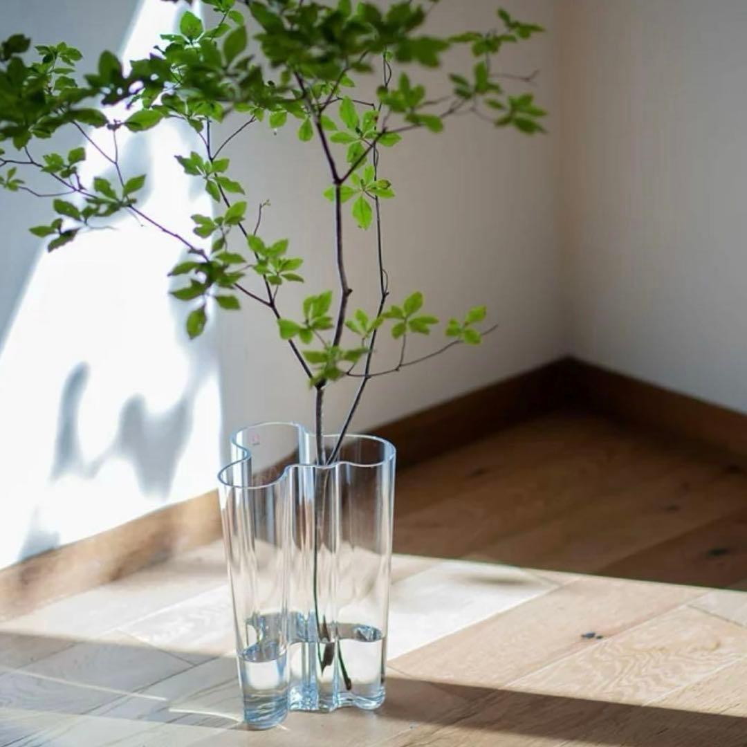  アアルトコレクション フラワーベース 251mm クリア 花瓶