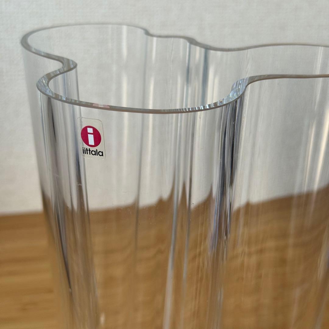  アアルトコレクション フラワーベース 251mm クリア 花瓶