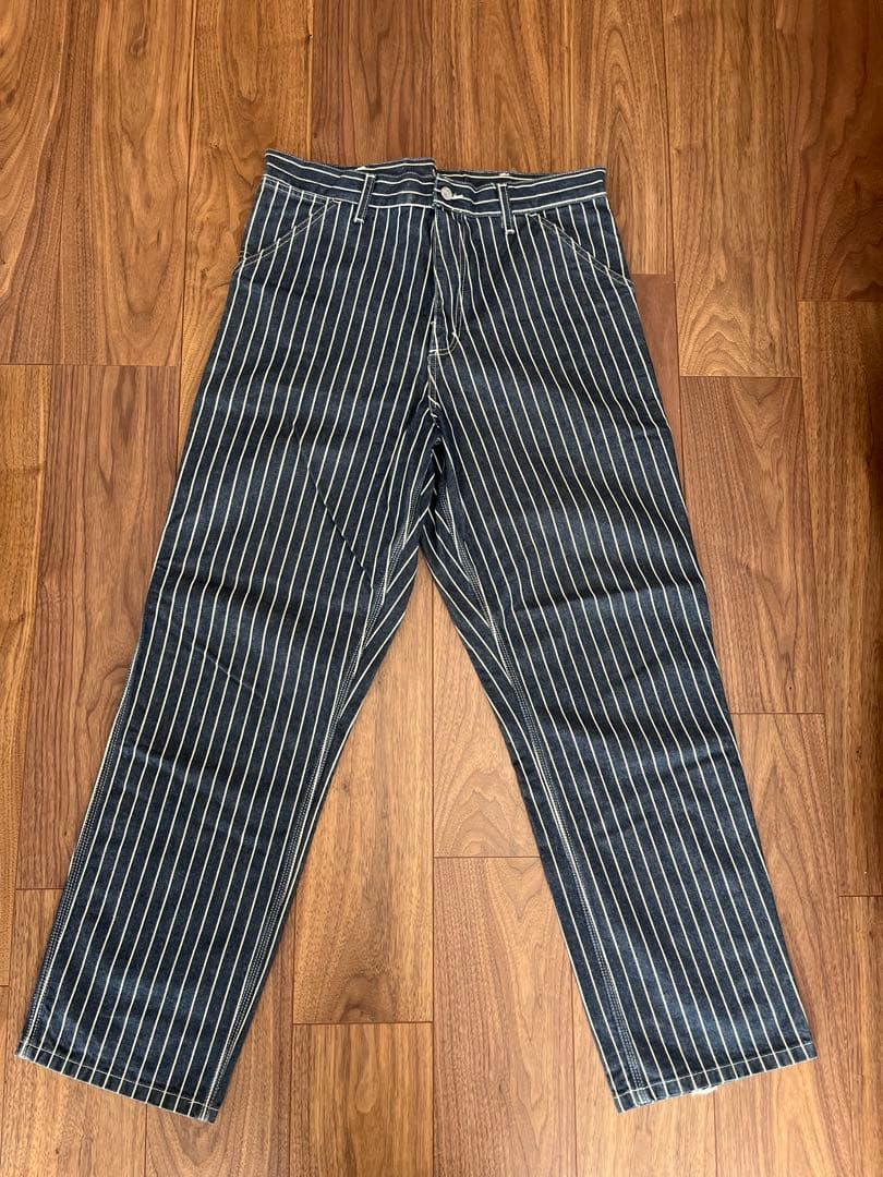 Carhartt WIP ヒッコリー ワークパンツ W32 ストライプ