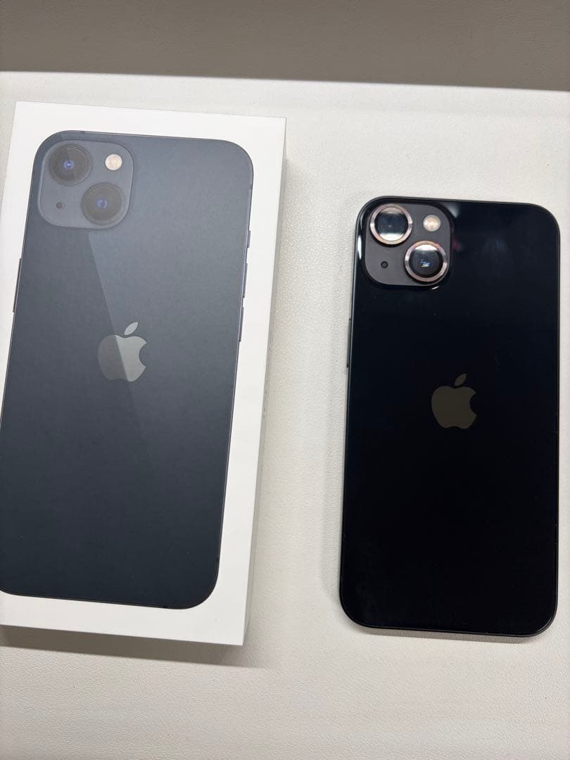 【美品】バッテリー90% iPhone 13 256GBミッドナイトSIMフリー