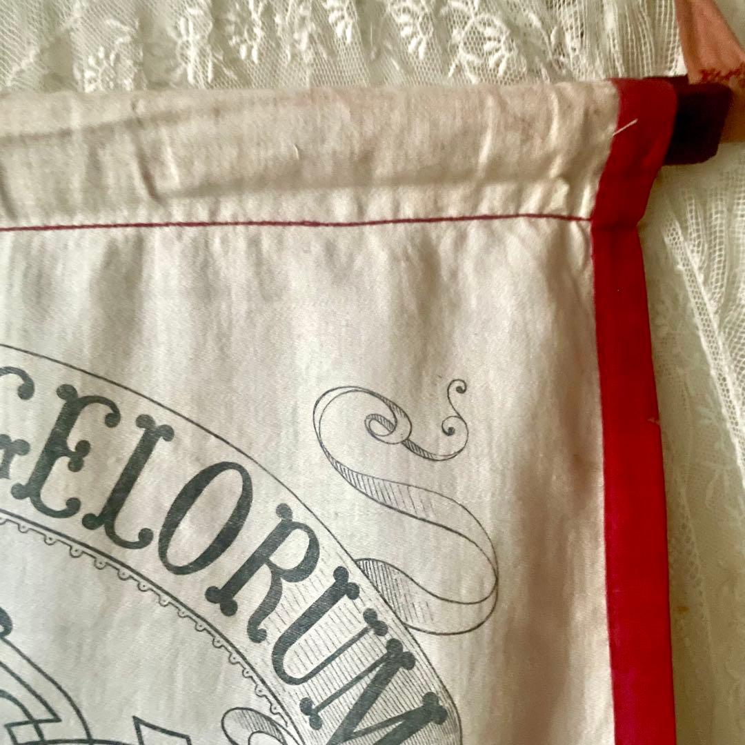 【希少】教会用バナー　天使　エンジェル　旗　19世紀　フランスアンティーク