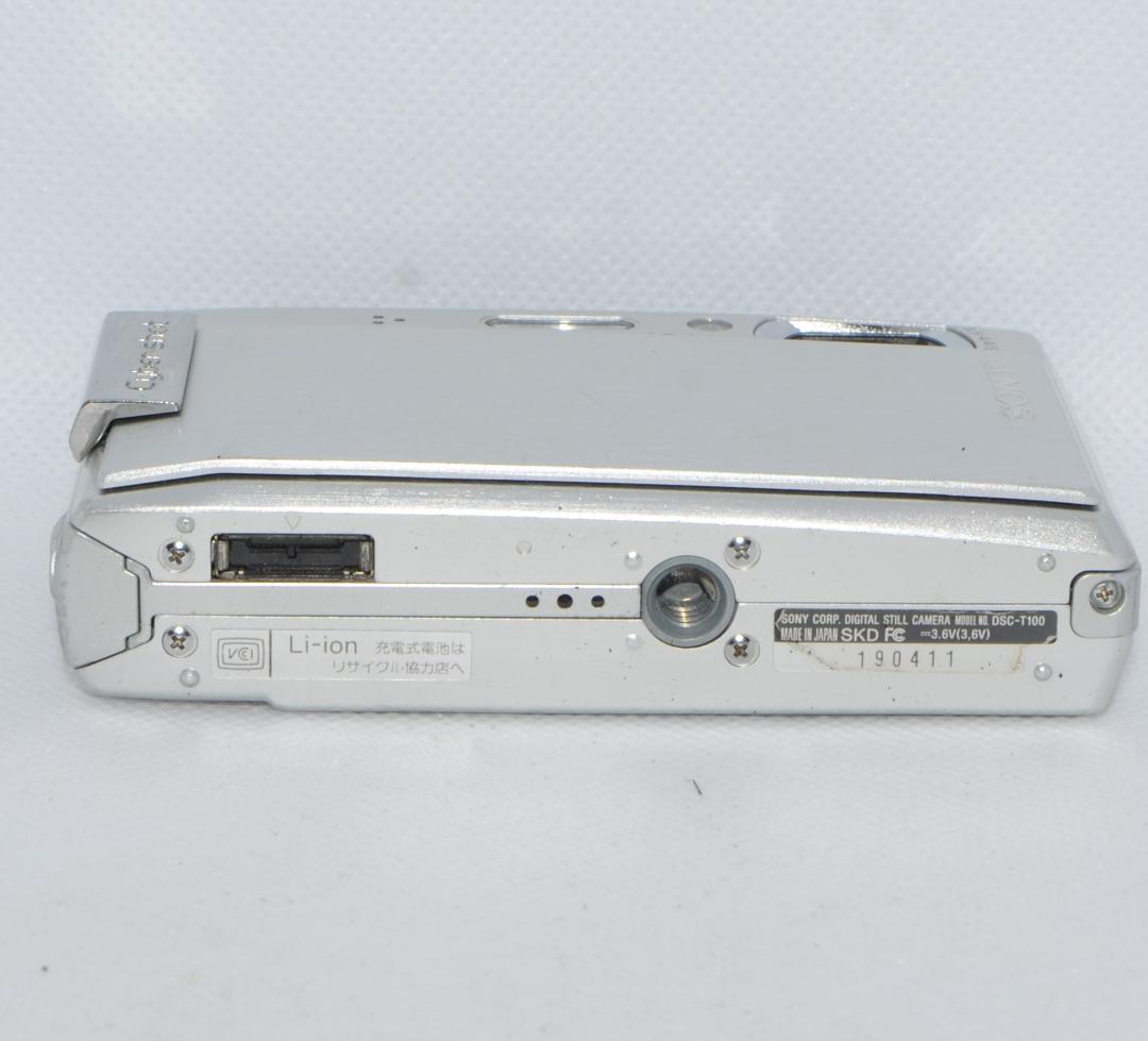 (美品)SONY Cybershot DSC-T10 シルバー (動作確認済)
