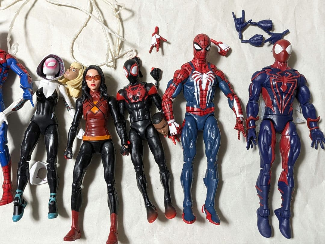 マーベルレジェンド・スパイダーマン系のジャンクセット　A