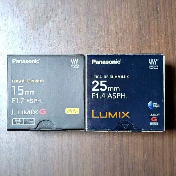 LEICA DG SUMMILUX 15mm F1.7 & 25mm F1.4他