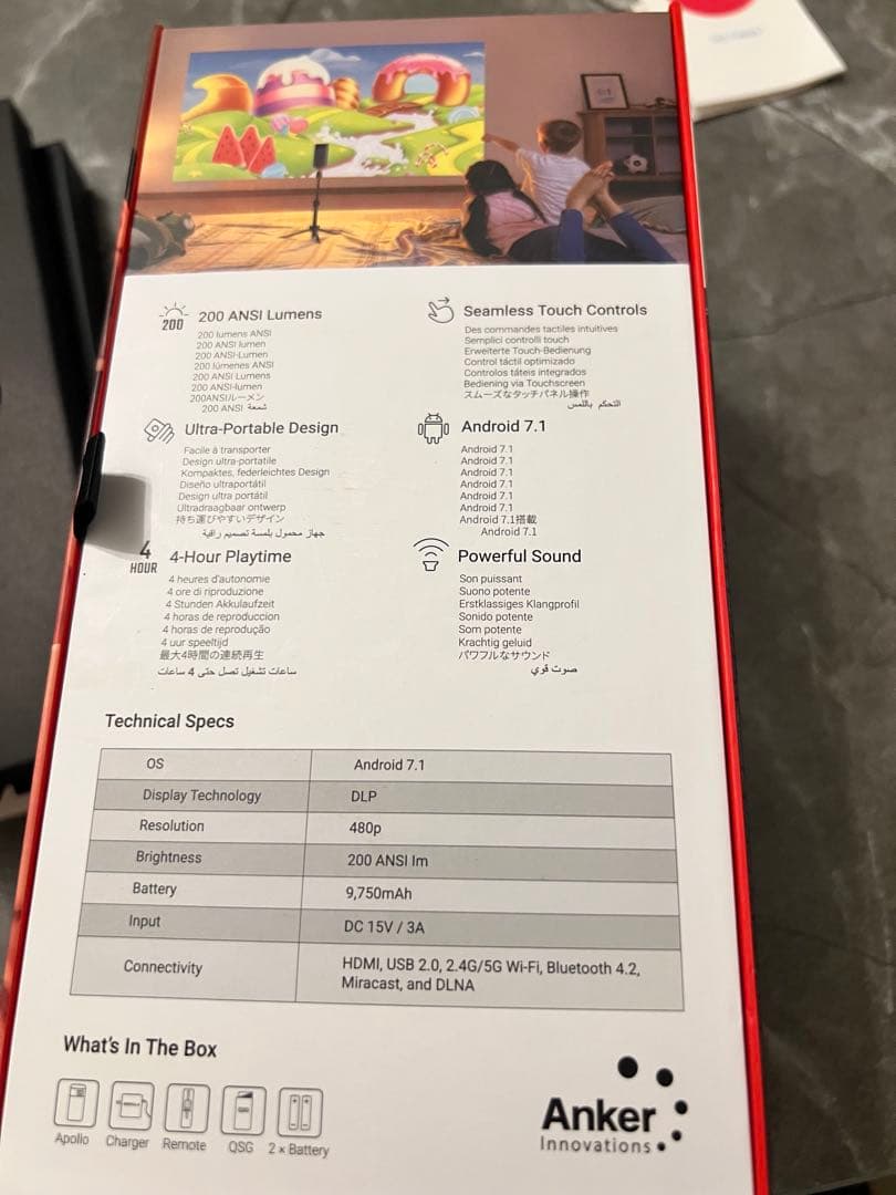 NEBULA Apollo プロジェクター