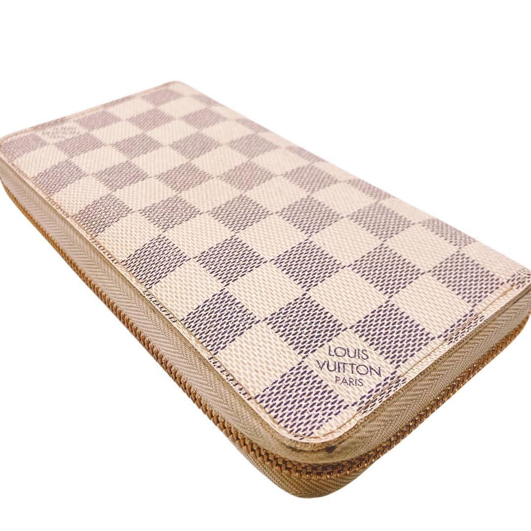 【美品】LOUIS VUITTON ダミエ・アズール ジッピーウォレット☆鑑定済