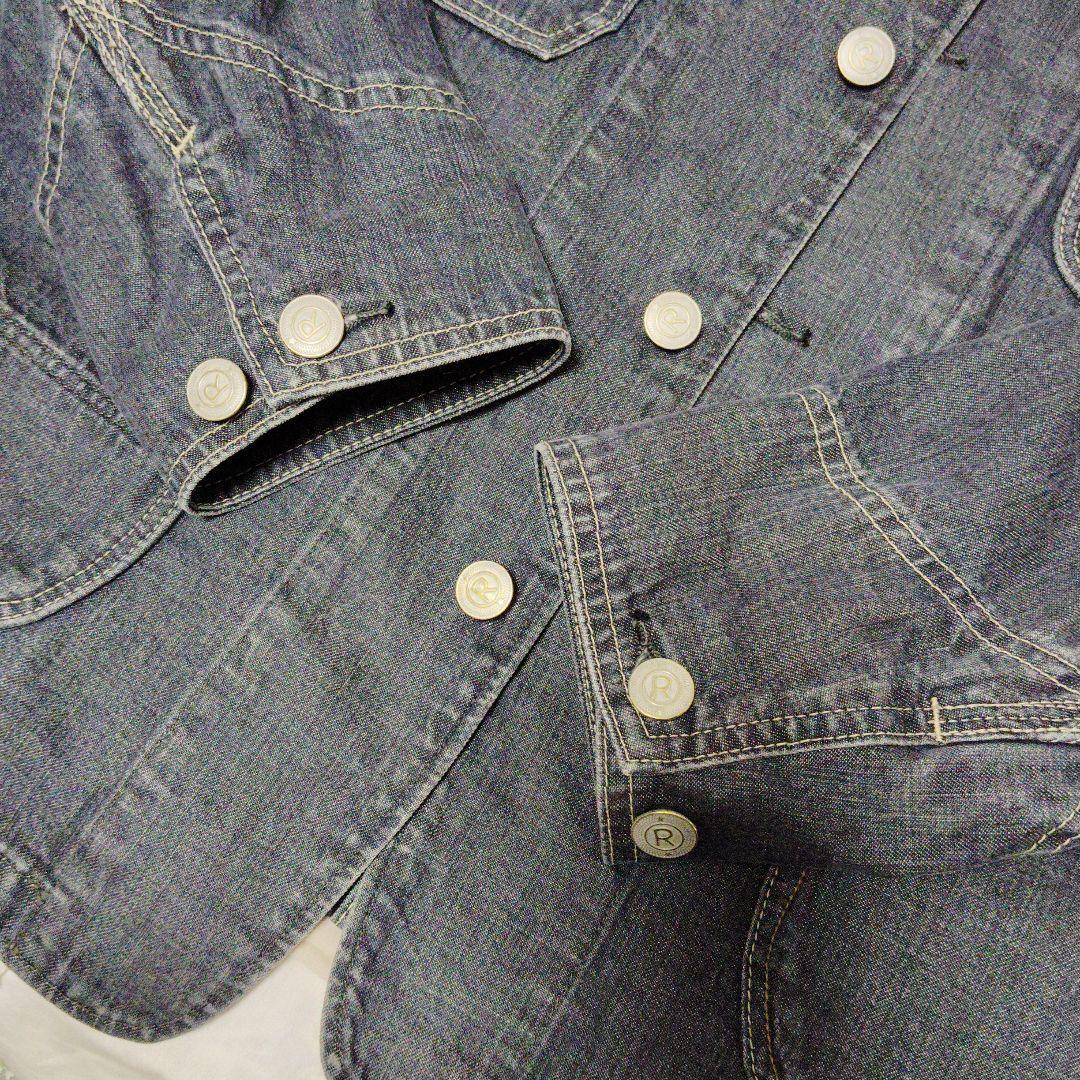 45R ライ麦デニムの908カバーオール（影色納戸　重）