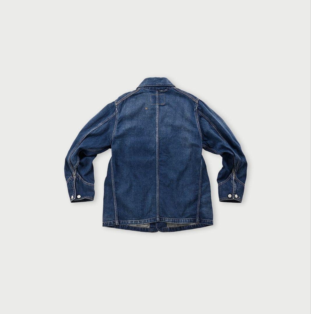 45R ライ麦デニムの908カバーオール（影色納戸　重）