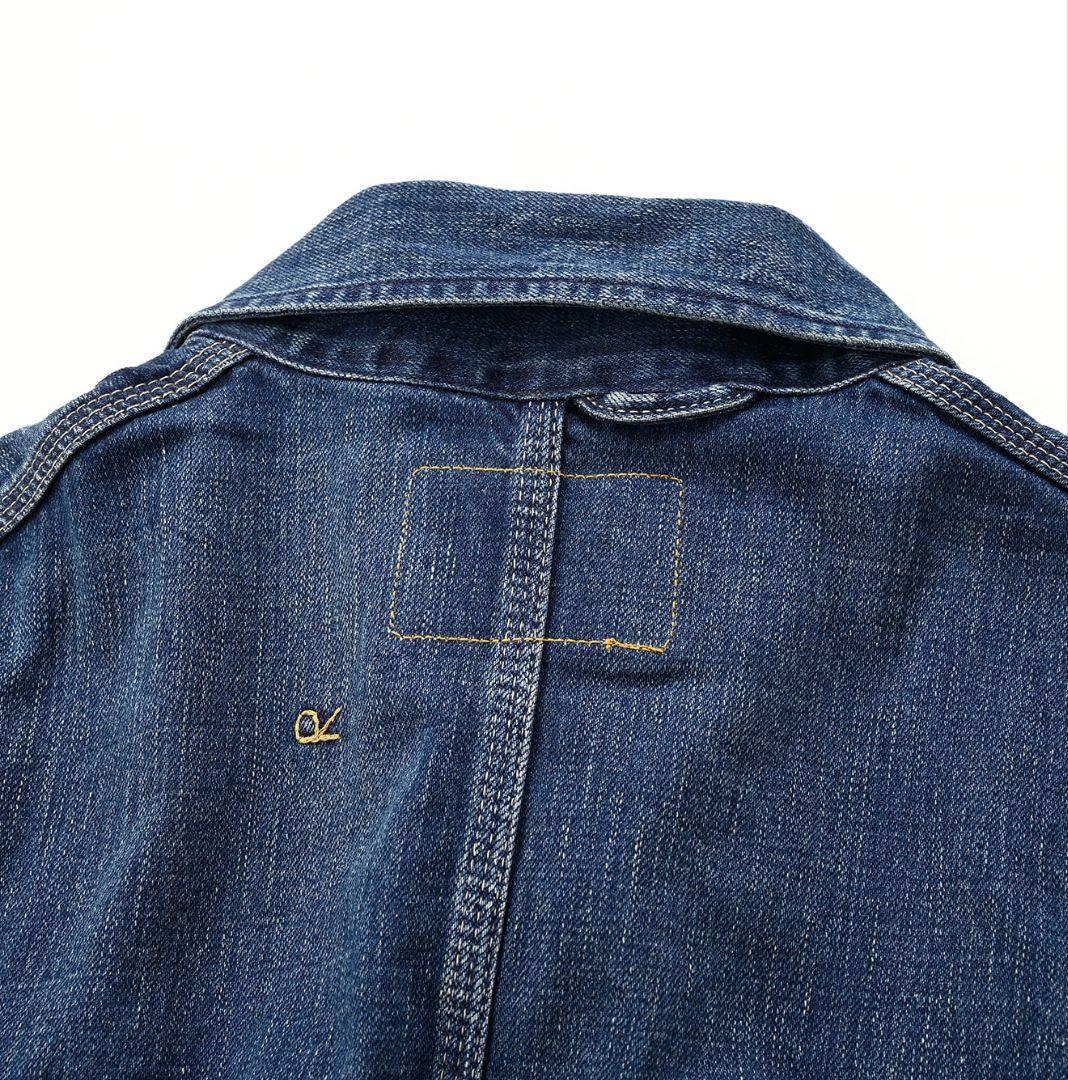 45R ライ麦デニムの908カバーオール（影色納戸　重）