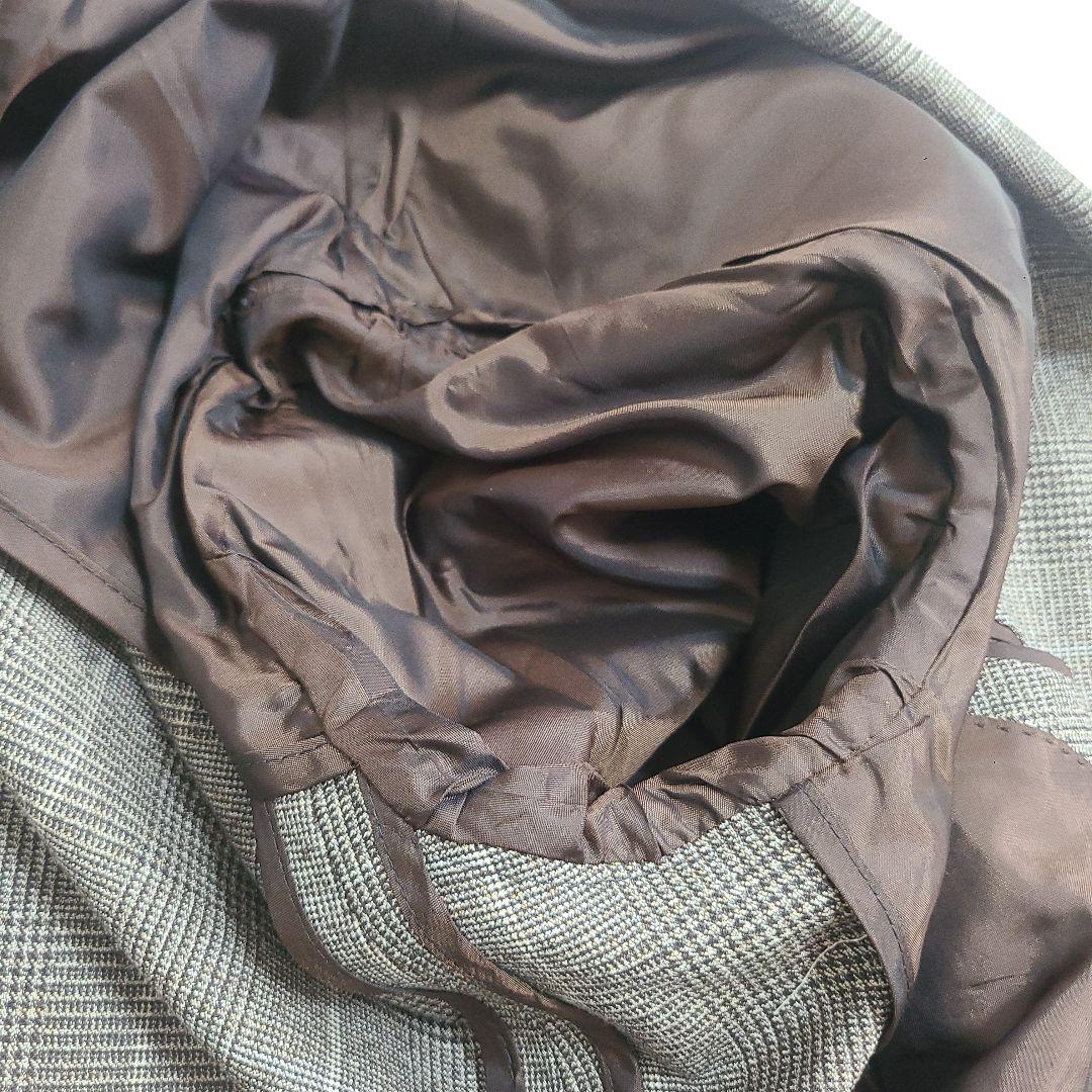 タリアトーレ　グレンチェック　テーラードジャケット　ジレ　2点セット　52