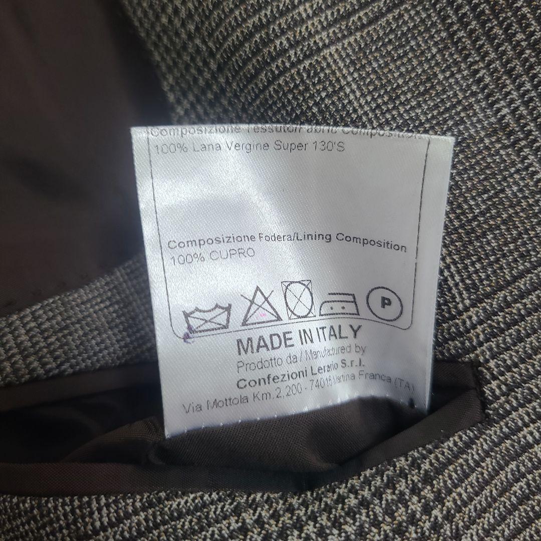 タリアトーレ　グレンチェック　テーラードジャケット　ジレ　2点セット　52