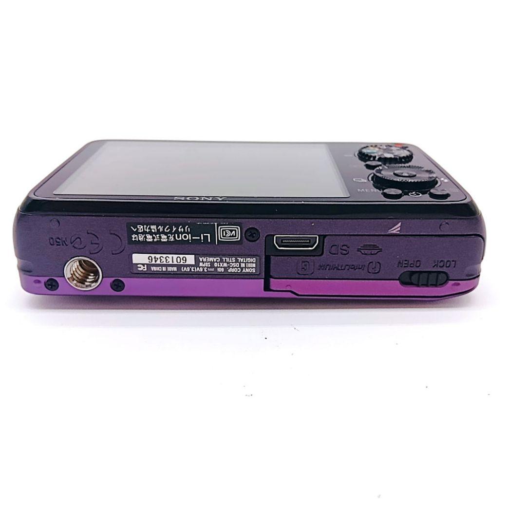 SONY サイバーショット DSC-WX10 パープル バッテリーチャジャー付き