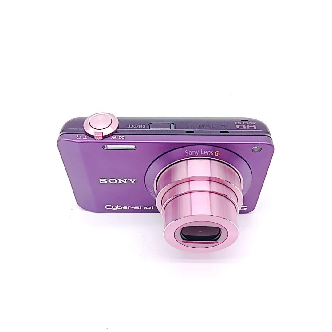 SONY サイバーショット DSC-WX10 パープル バッテリーチャジャー付き
