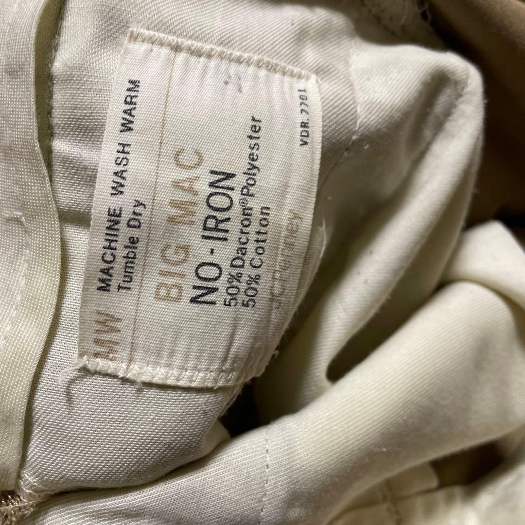 1970's BIG MAC USA製 コットンツイル ワーク チノパンツ