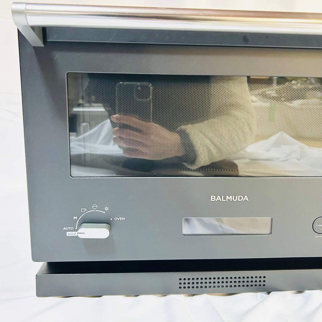 【美品】BALMUDA　バルミューダ　オーブンレンジK04A-BK