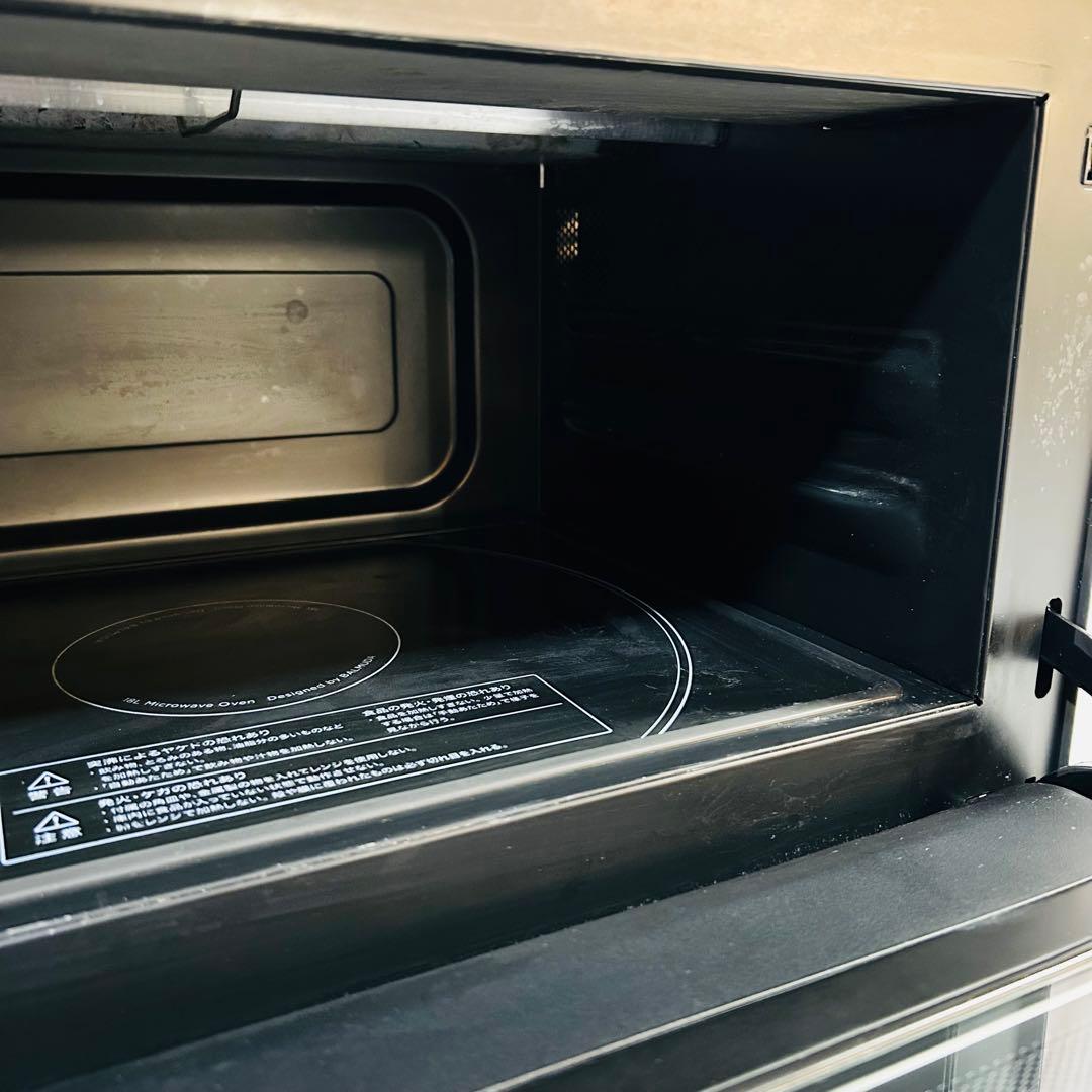 【美品】BALMUDA　バルミューダ　オーブンレンジK04A-BK