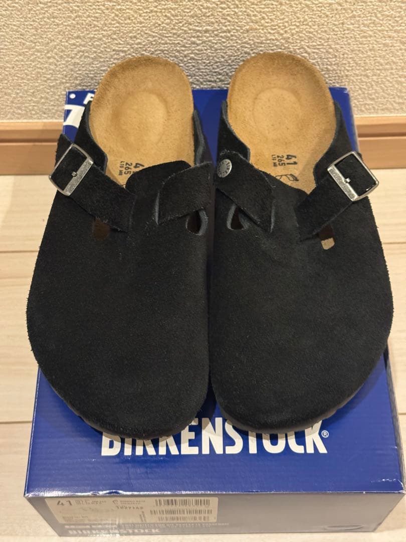 ビルケンシュトック ボストン ブラック 41 レギュラー幅