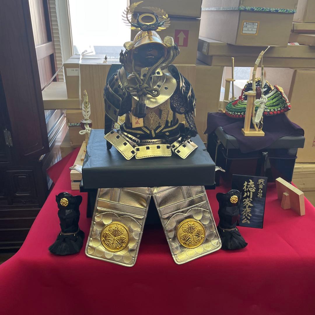 五月人形 武将の鎧 約30cm 徳川家康　わかさや人形店閉店処分全品9割引き