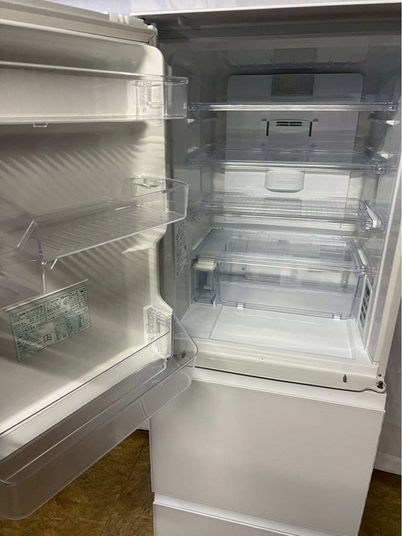 【ニコニコ】SHARP 3ドア冷蔵庫 SJ-GW35C-W 2017年製