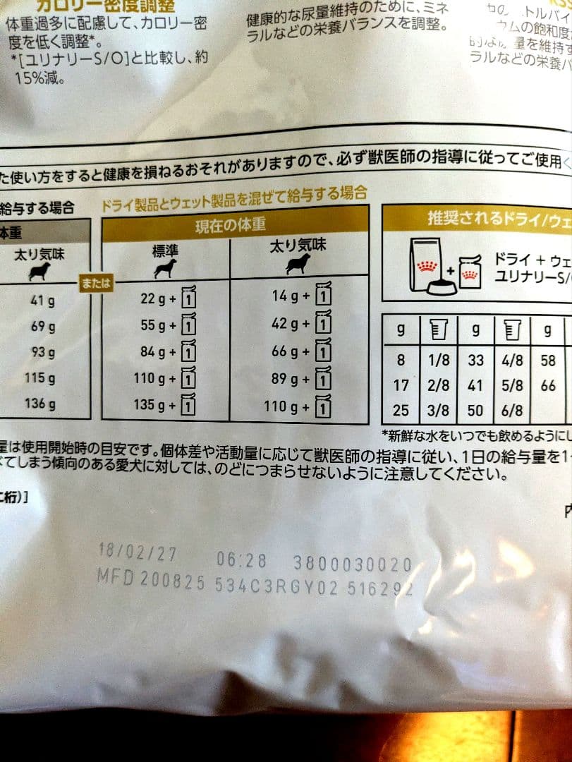  CANIN ユニナリー-S/O ライト.3kg