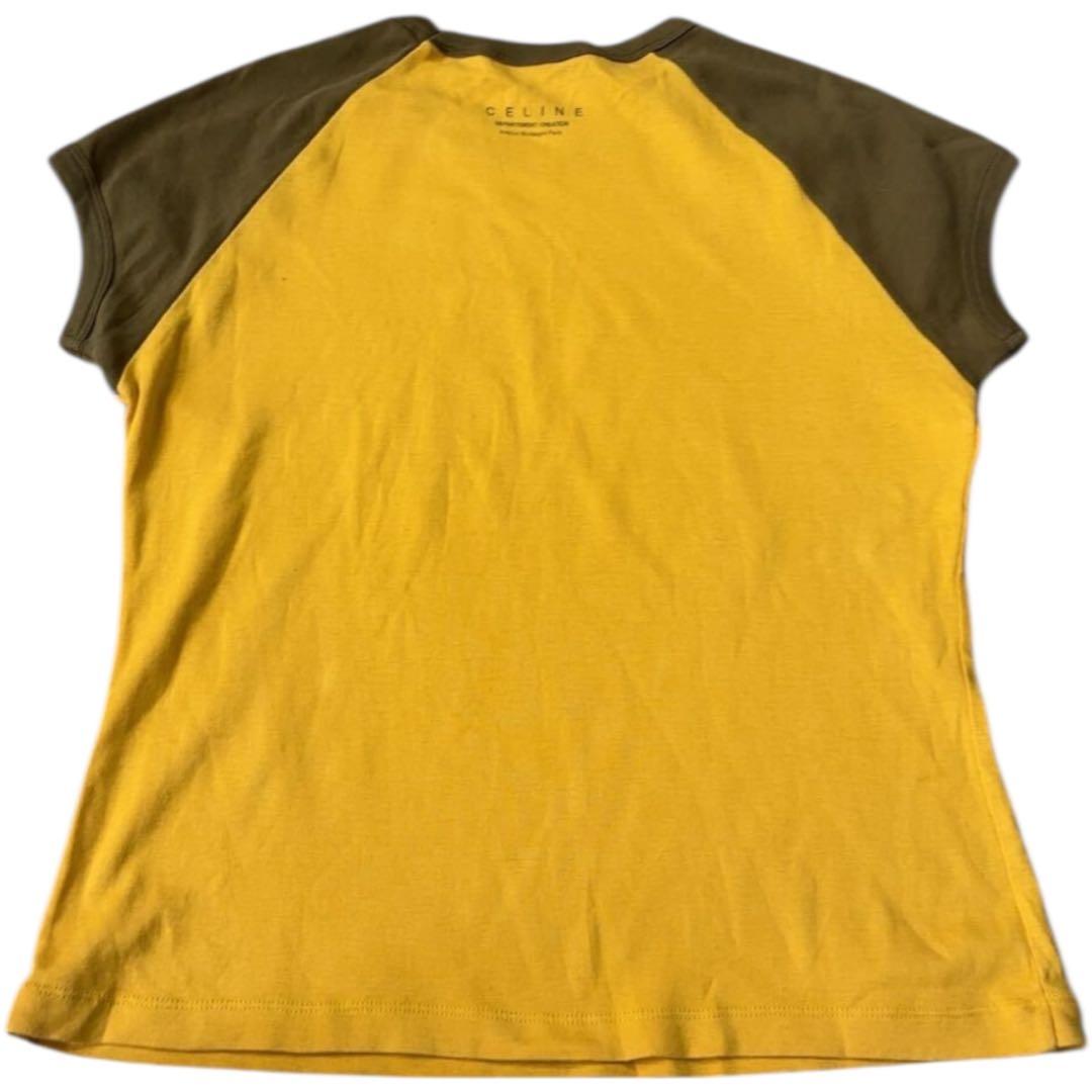 CELINE セリーヌ トリオンフロゴ スタッズ　Tシャツ L 00s 正規品