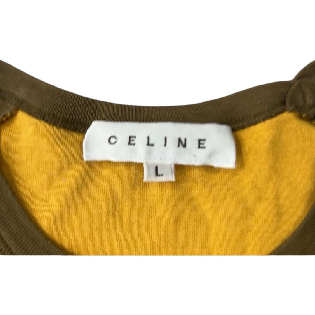 CELINE セリーヌ トリオンフロゴ スタッズ　Tシャツ L 00s 正規品