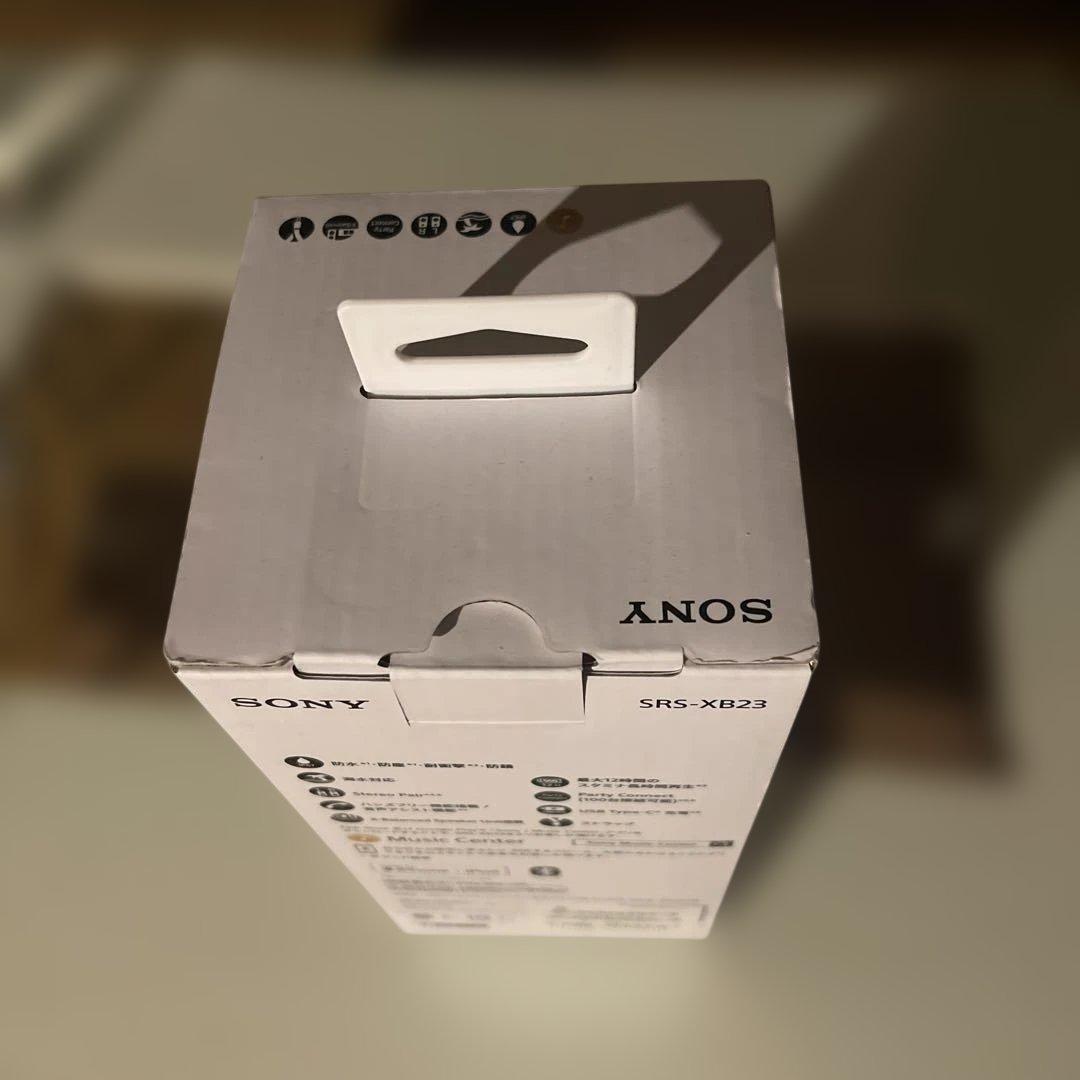 【未開封】SONY SRS-XB23 ブラック ワイヤレススピーカー　1/7まで