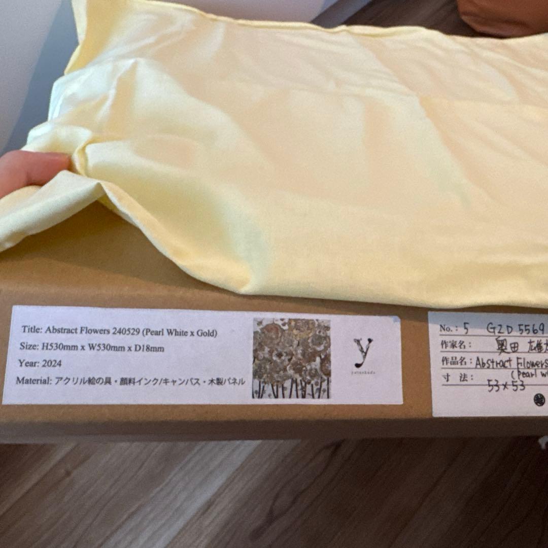 【真作】 希少 奥田雄太 現代アート 人気作家　キャンバス 原画