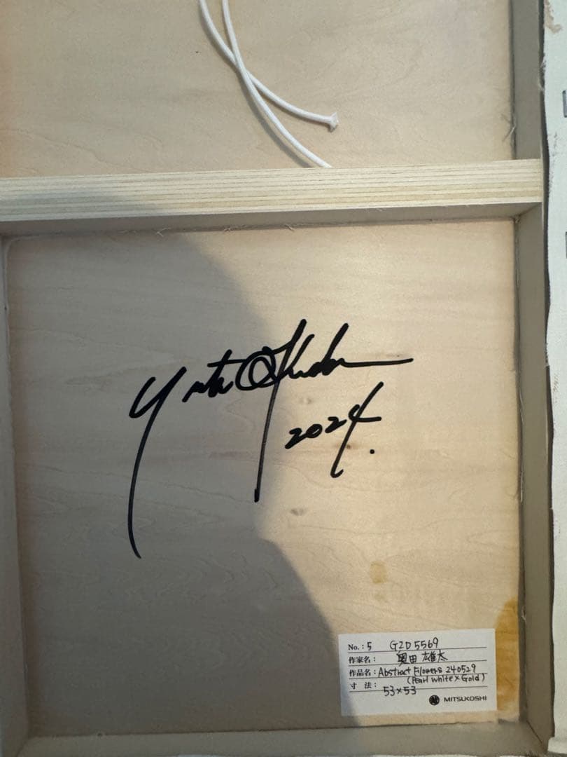 【真作】 希少 奥田雄太 現代アート 人気作家　キャンバス 原画