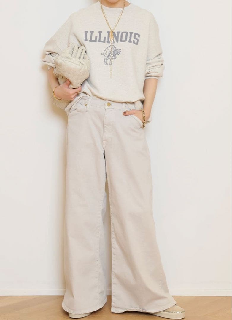 MUSE 別注レミレリーフILLINOIS クルーネックプルオーバースウェット