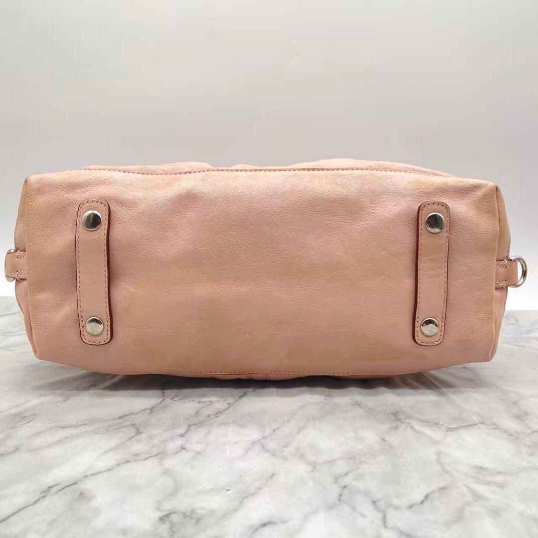 コーチ　ショルダーバッグ　2way 肩掛け　斜め掛け　ピンク　15445