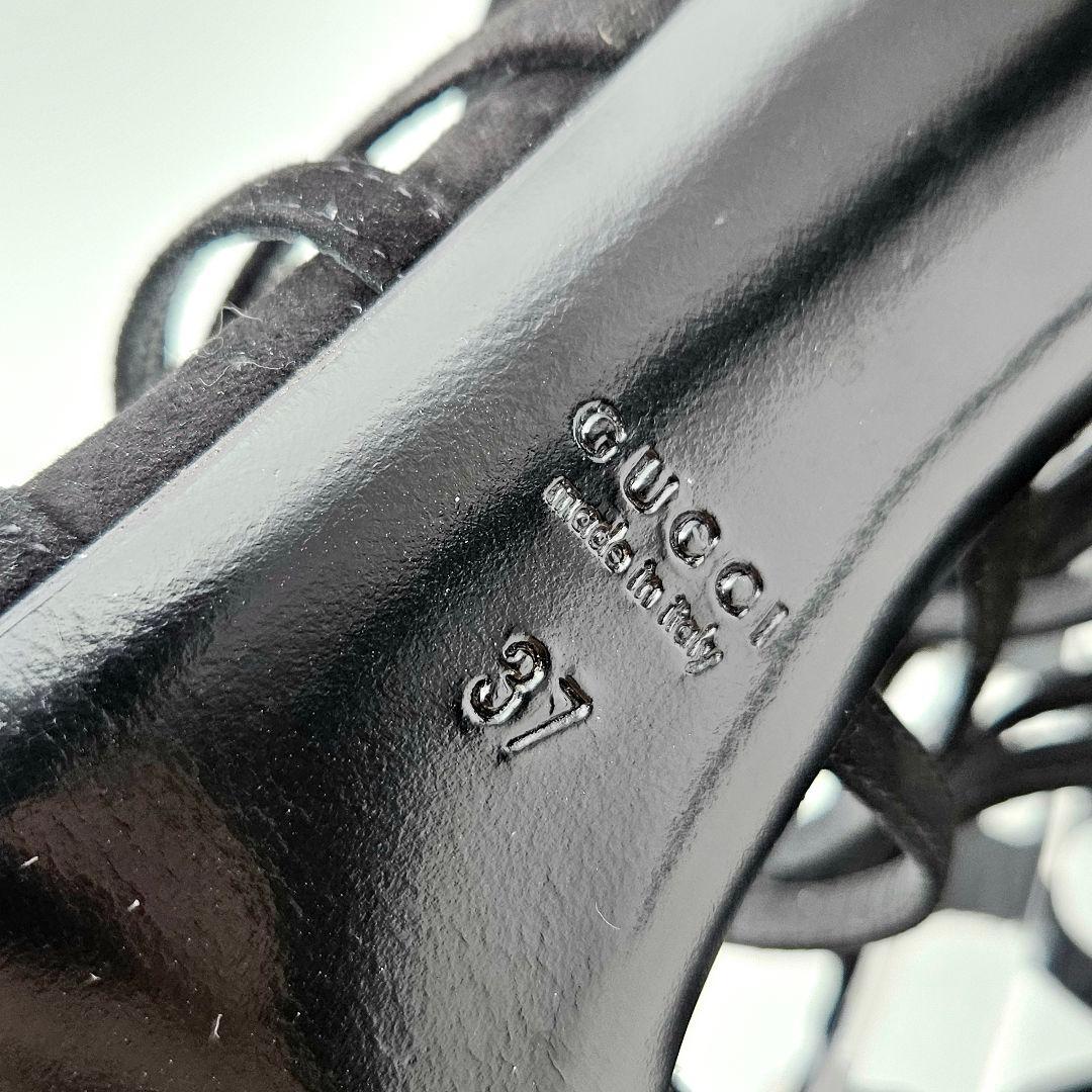 GUCCI ビジュー　ストラップ サンダル 〈721〉