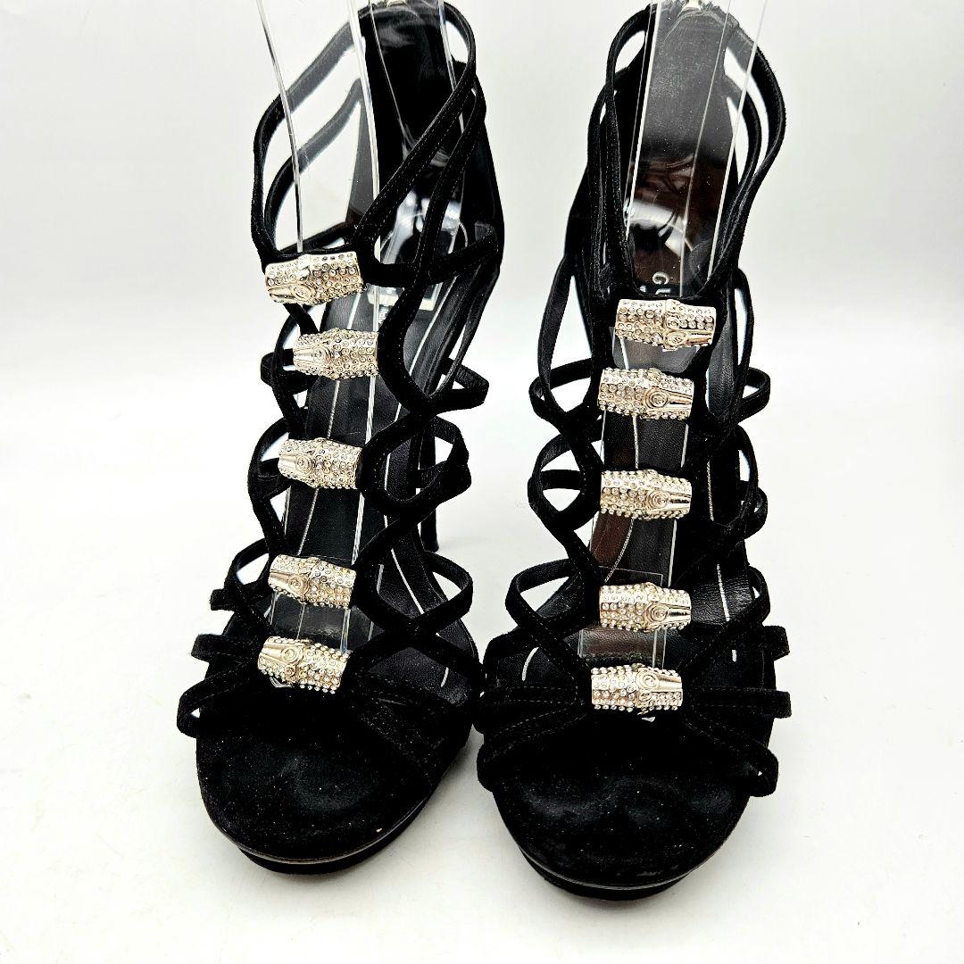 GUCCI ビジュー　ストラップ サンダル 〈721〉