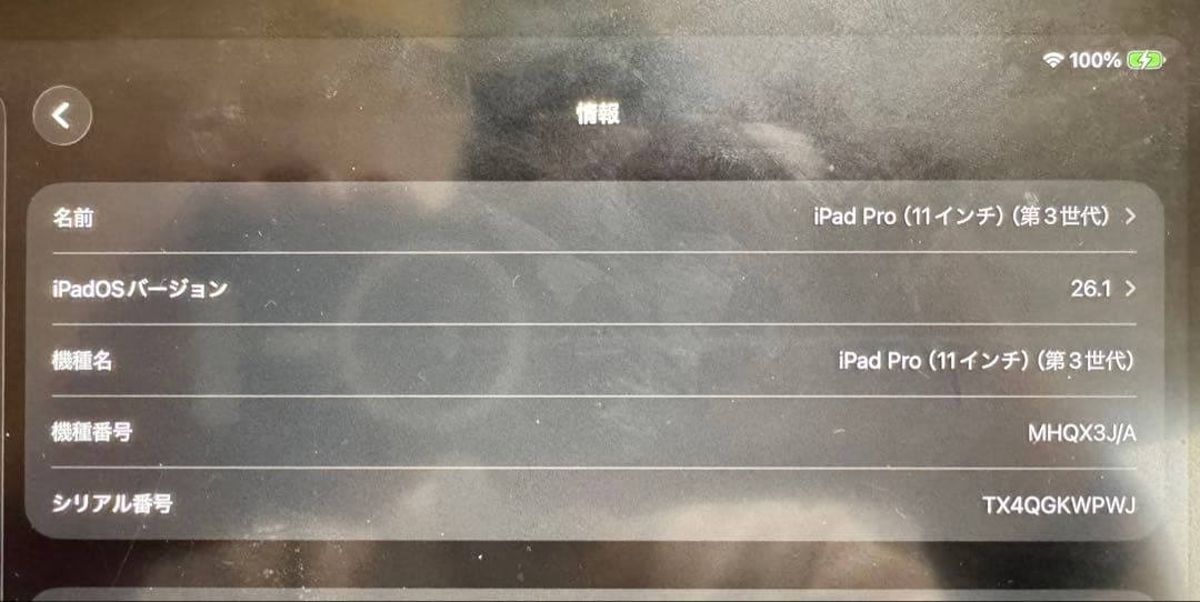 ト*ヤ様 iPad Pro 11インチ（第3世代）
