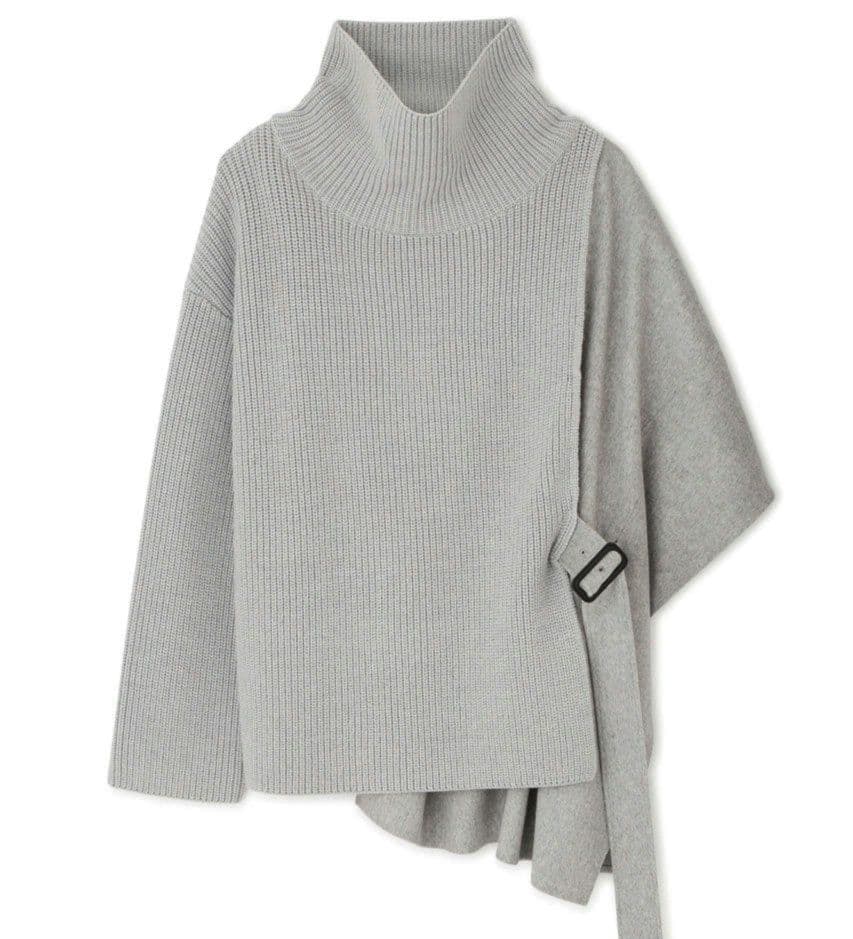 Adore フラノドッキング　ニット　ポンチョ